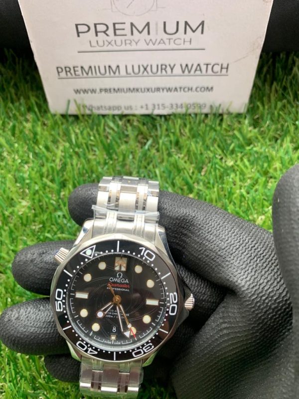 4 omega seamaster 300m 007 james bond edition 42mm black dial for mens wrist watch