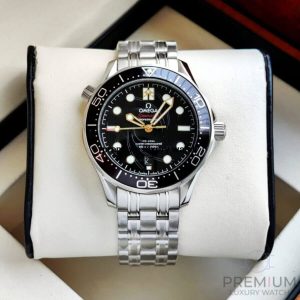 1-Omega Seamaster 300M 007 James Bond Edition 42Mm Black Dial For Mens Wrist Watch