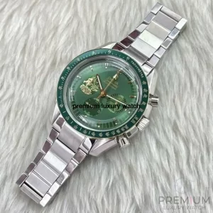 5 omega speedmaster moonwatch apollo 11 50th anniversary case moonshine gold green bezel green dial mens wrist watch