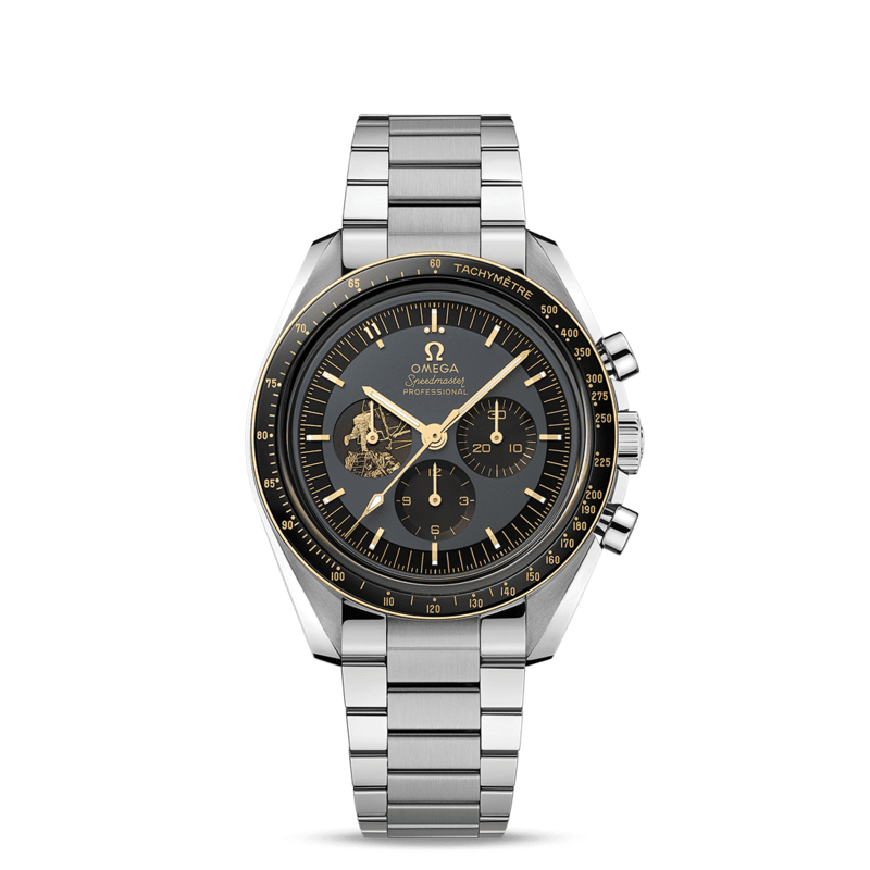 Omega gold discount moonwatch 50th anniversary