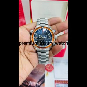 4 omega seamaster planet ocean 007 chronograph 455mm mens wrist watch