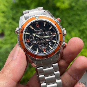 3 omega seamaster planet ocean 600m chronograph 375mm automatic mens wrist watch