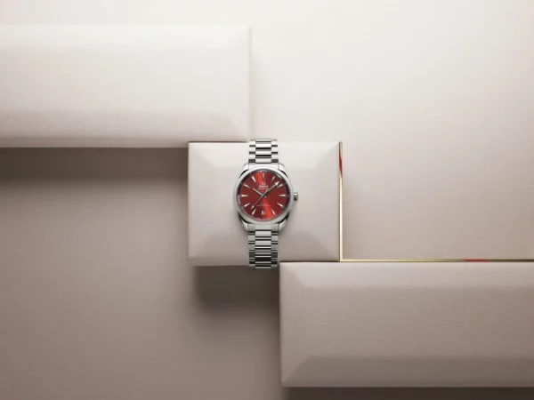11 omega seamaster aqua terra 150m coaxial master chronometer 38 mm red dial mens wrist watch