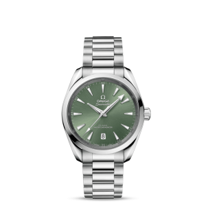 omega seamaster aqua terra 150m coaxial master chronometer 38 mm green dial mens wrist watch