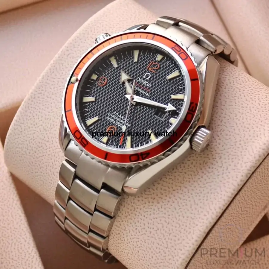 Omega Seamaster Planet Ocean 600M Orange Bezel 42Mm Mens Wrist Watch Acm Shop