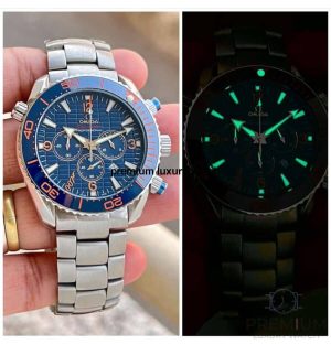 3 omega seamaster planet ocean chronograph 42mm automatic watch