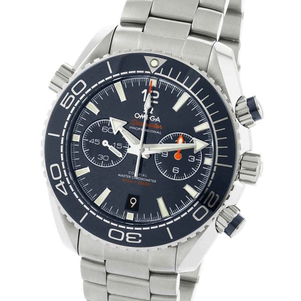 3 omega seamaster planet ocean 600m chronograph 455mm coaxial mater chronometer mens watch