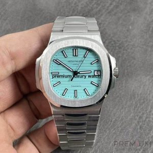 1 patek philippe 57111a nautilus tiffany dial stainless steel automatic mens watch limited edition
