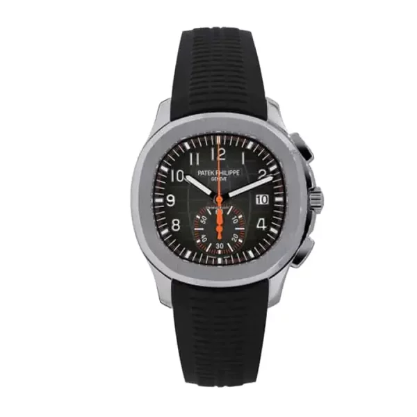patek philippe aquanaut chronograph 5968a001 black dial watch