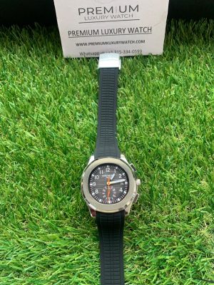 18 patek philippe aquanaut chronograph 5968a001 black dial watch