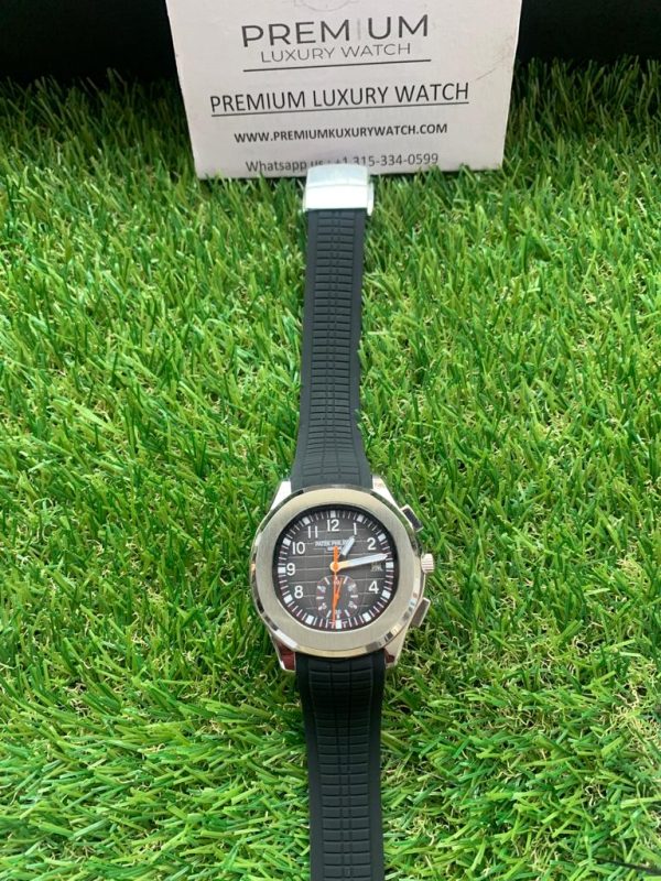 18 patek philippe aquanaut chronograph 5968a001 black dial watch