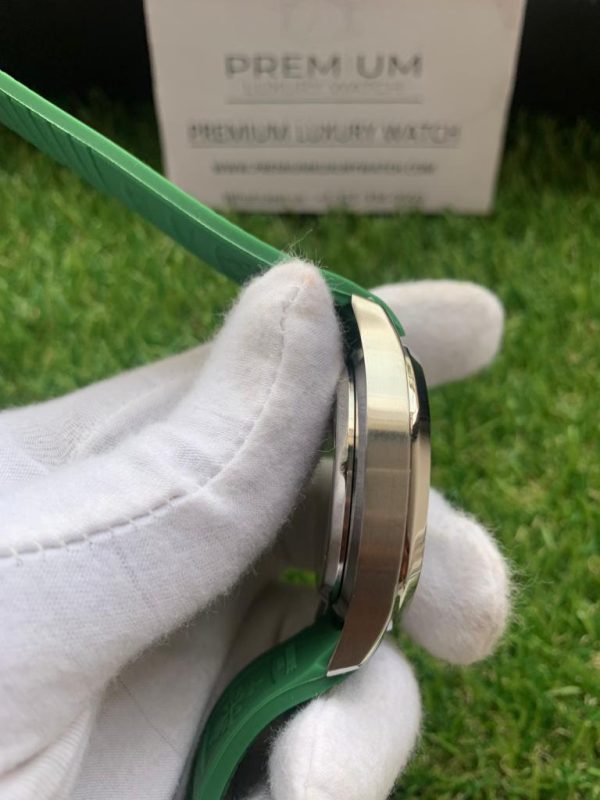 10 patek philippe aquanaut green dial rubber strap mens watch 5168g010 wrist watch