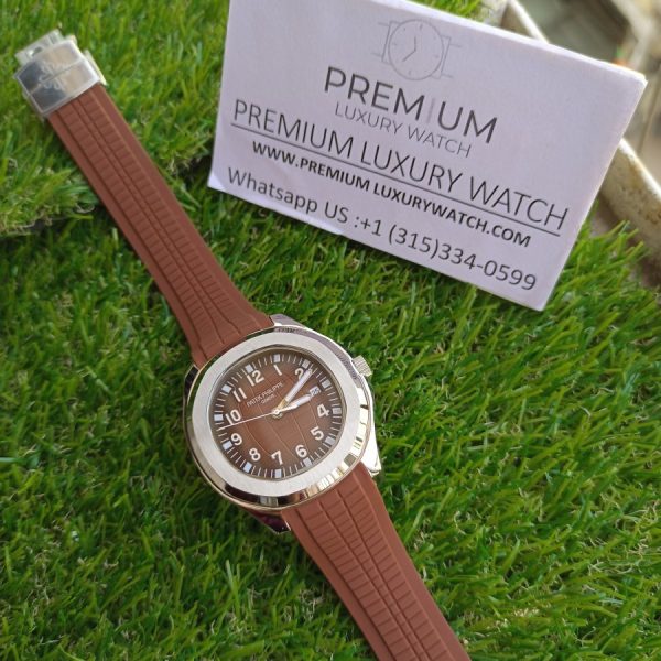 5 patek philippe aquanaut 5167r001 40mm dark brown dial watch