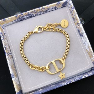 cd navy bracelet gold tone for women 2799