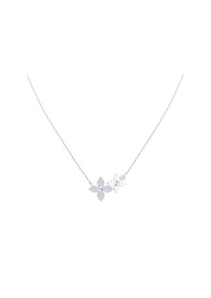 star blossom necklace silver for women q93797 2799