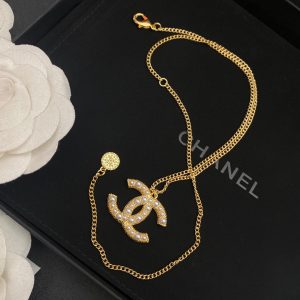 3-Chanel Double Necklace   2799