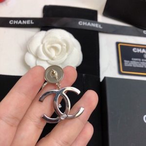 luxury sphere earrings silver tone for women 2799