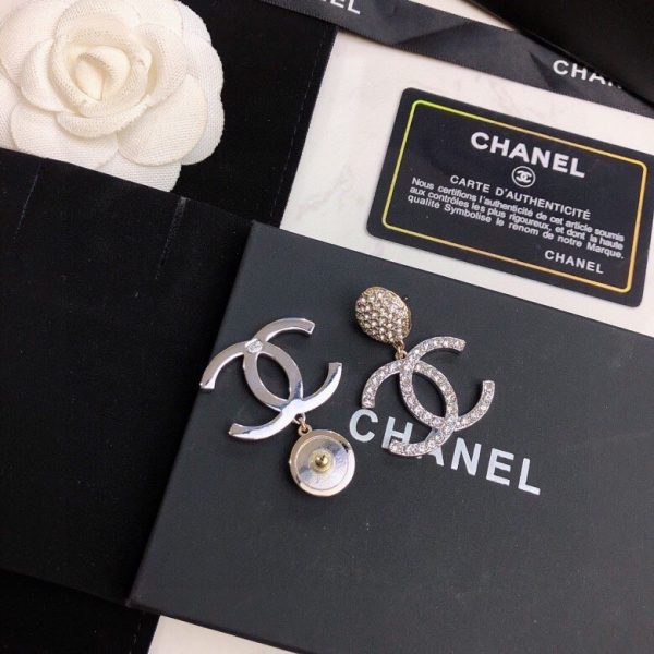 9 luxury sphere earrings silver tone for women 2799