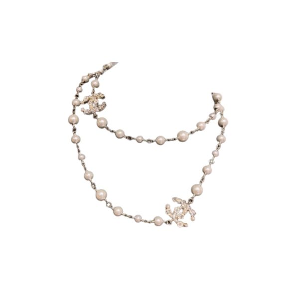 4 multi layered pearl necklace gold tone for women 2799