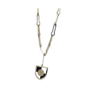 11 shield necklace gold tone for women 2799