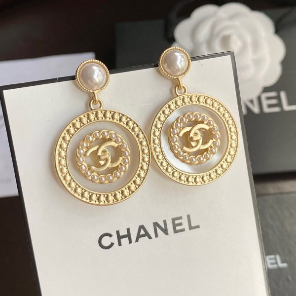 12 concentric circles earrings gold tone for women 2799