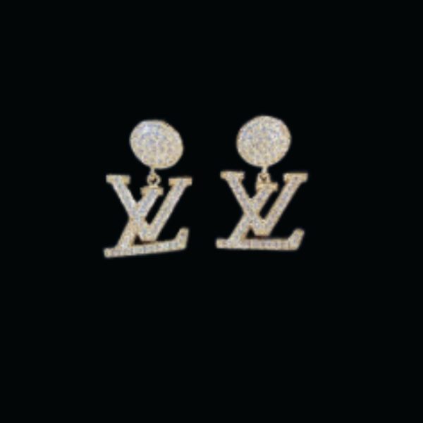 5 lv iconic twinkle earrings gold tone for women 2799