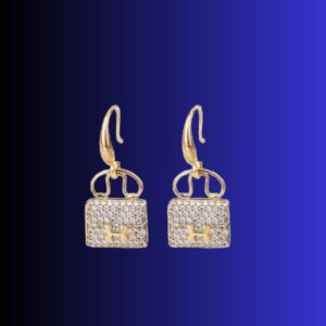 2-Amulettes Constance Earrings Gold Tone For Women   2799