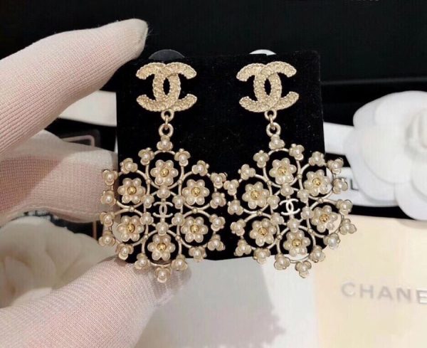 13 snowflakes earrings gold tone for women 2799