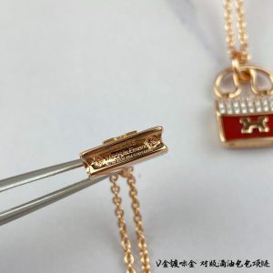 amulettes constance necklace gold tone for women 2799