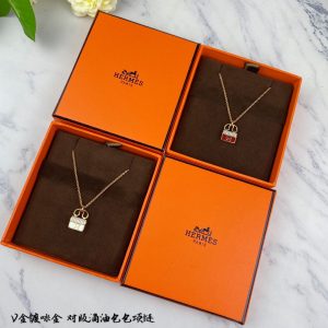3 amulettes constance necklace gold tone for women 2799