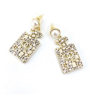 13 perfume bottle earrings gold tone for women 2799