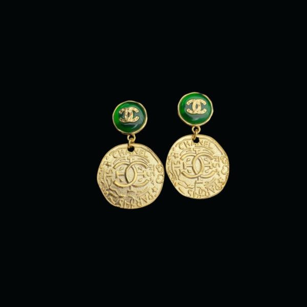 2 intricate pattern earrings gold tone for women 2799