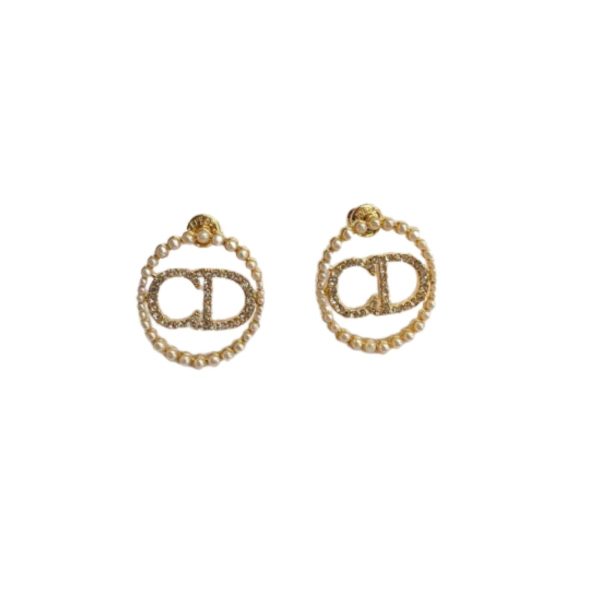 4 cd earrings gold tone for women 2799