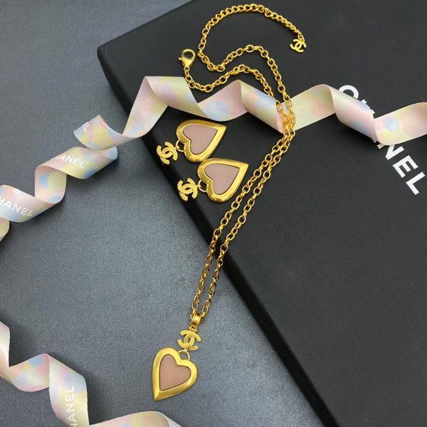 yellow thick bpremier heart necklace gold tone for women 2799