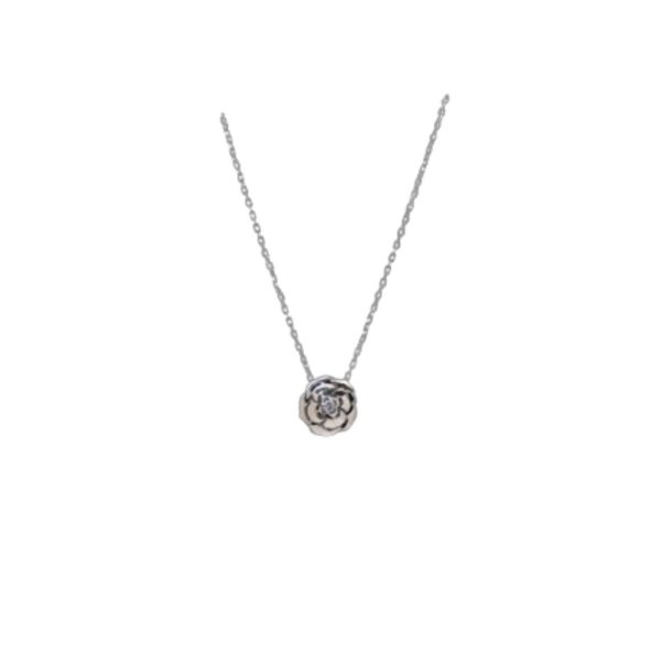 11 extrait de camlia necklace silver tone for women 2799