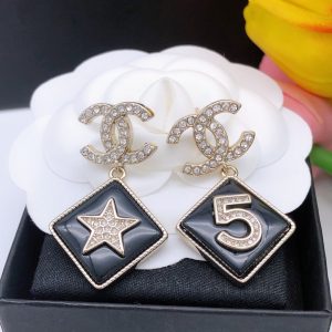 card earrings black for women 2799