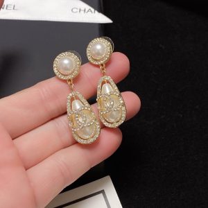 teardrop pearl earrings gold for women 2799
