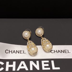 7 teardrop pearl earrings gold for women 2799