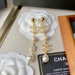 7 large asymmetrical earrings gold for women 2799