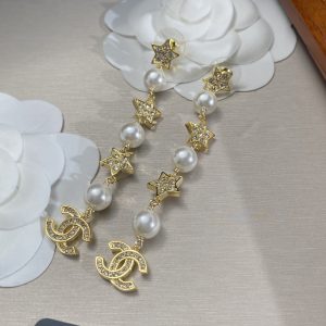 3 long star earrings gold for women 2799 1