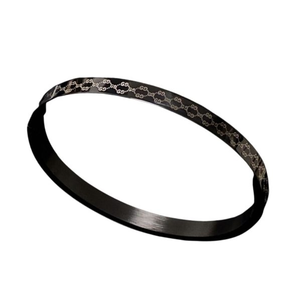 4 double g bracelet black for women 2799