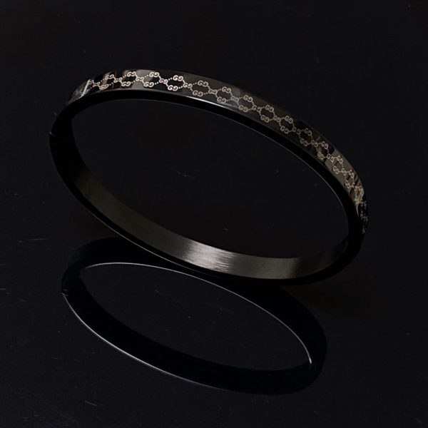 7 double g bracelet black for women 2799