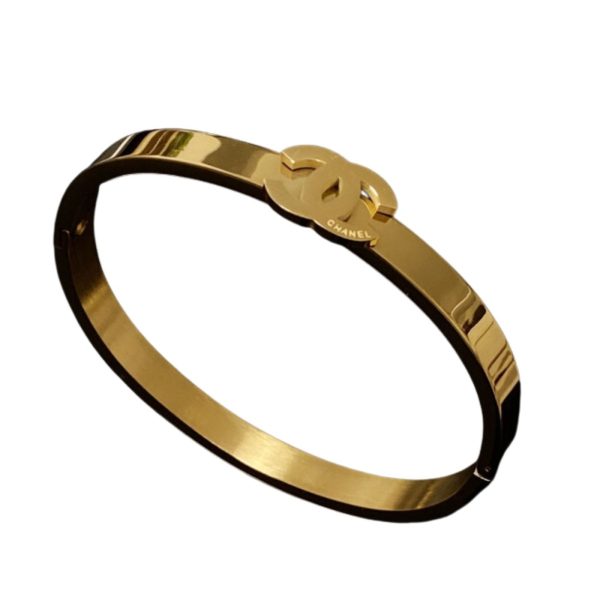 4 cc strap bracelet gold for women 2799