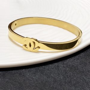 14 cc strap bracelet gold for women 2799