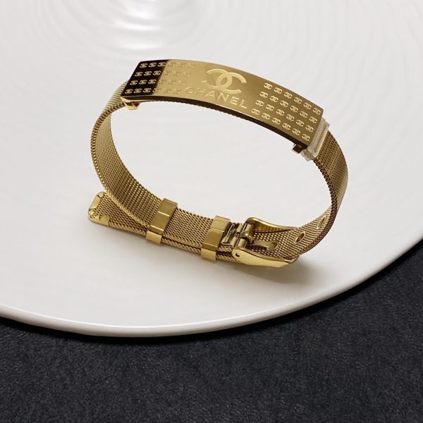 5 strap reflexions bracelet gold for women 2799