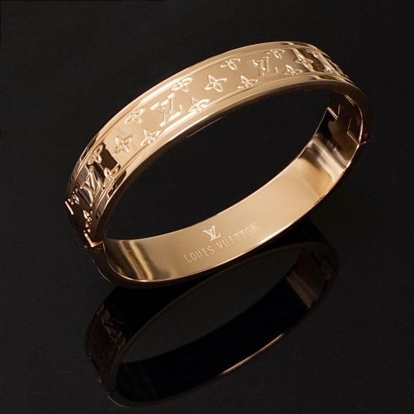 3 pattern bracelet gold for women 2799