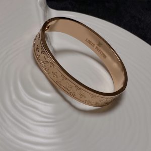 5 pattern bracelet gold for women 2799