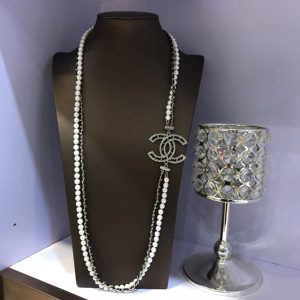 pearl necklaces white and black for women 2799