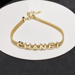 3 letter necklace gold for women 2799