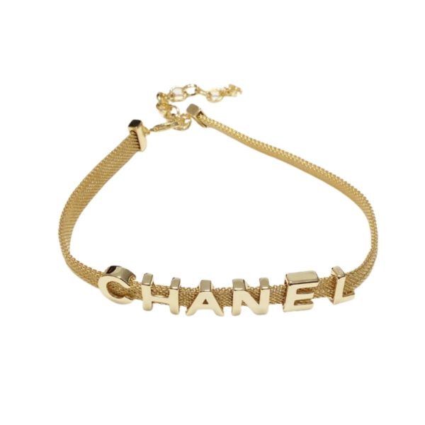 4 letter necklace gold for women 2799